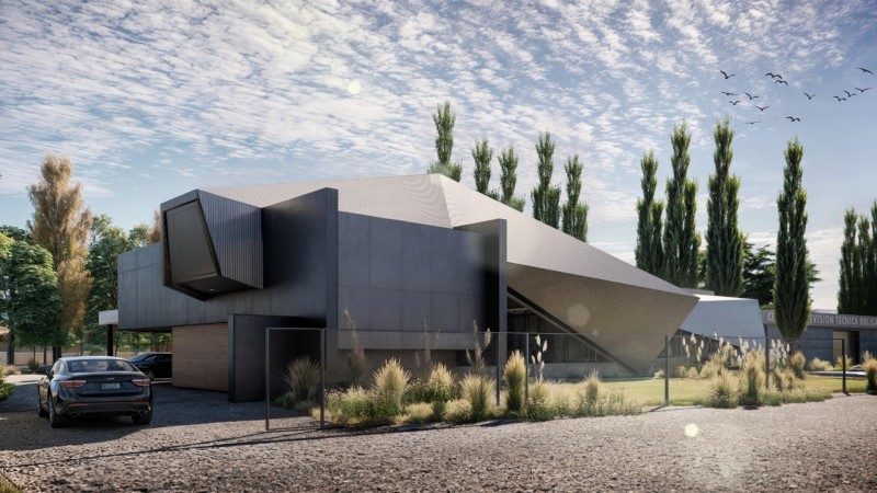 Triángulos, luces y formas  para construir una marca